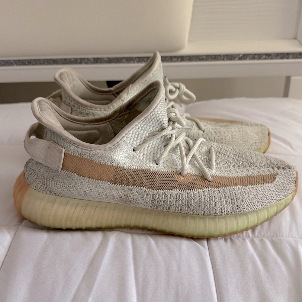 Adidas Yeezy Boost 350 V2 - Tan and Cream Sneakers